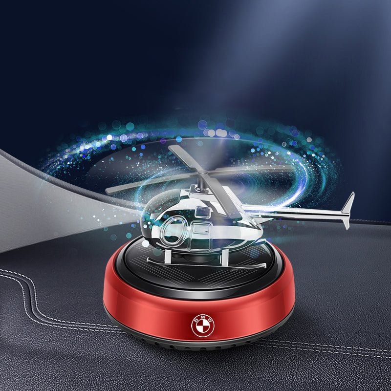 2022 Car Solar Rotating Helicopter Airplane Perfume