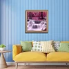 Diamond Painting -5D Full Round Drill Fan Forest Waterfall(40x40cm)