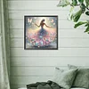 Diamond Painting -DIY Round Dril Girl in Butterfly Skirt