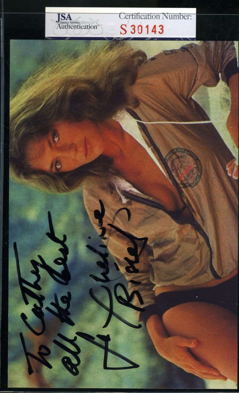 Jacqueline Bisset Jsa Cert Hand Signed Photo Poster painting Authentic Autograph