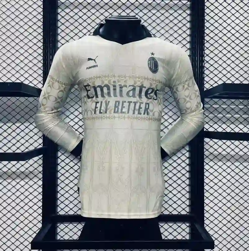 24/25 Player AC Milan Co branded Version Long Sleeved Soccer Jersey