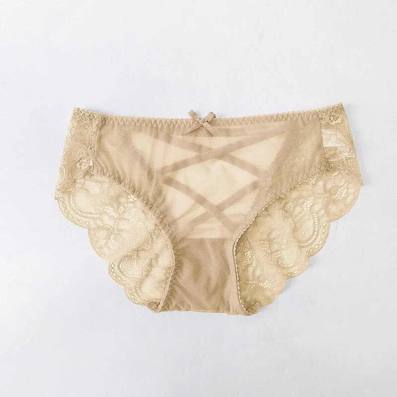 Ladies sexy soft underwear, breathable, transparent underwear, size M, L XL, high quality