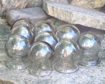 pornhint Pornhint Vintage Cupping Glass soviet medical glass cups Medical instruments Body Massage Apothecary Jars Cups Vintage jars massage Cupping Cup