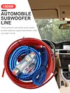 1500W Audio Speakers Wiring Kit 18GA Subwoofer Speaker Line for Car Modification