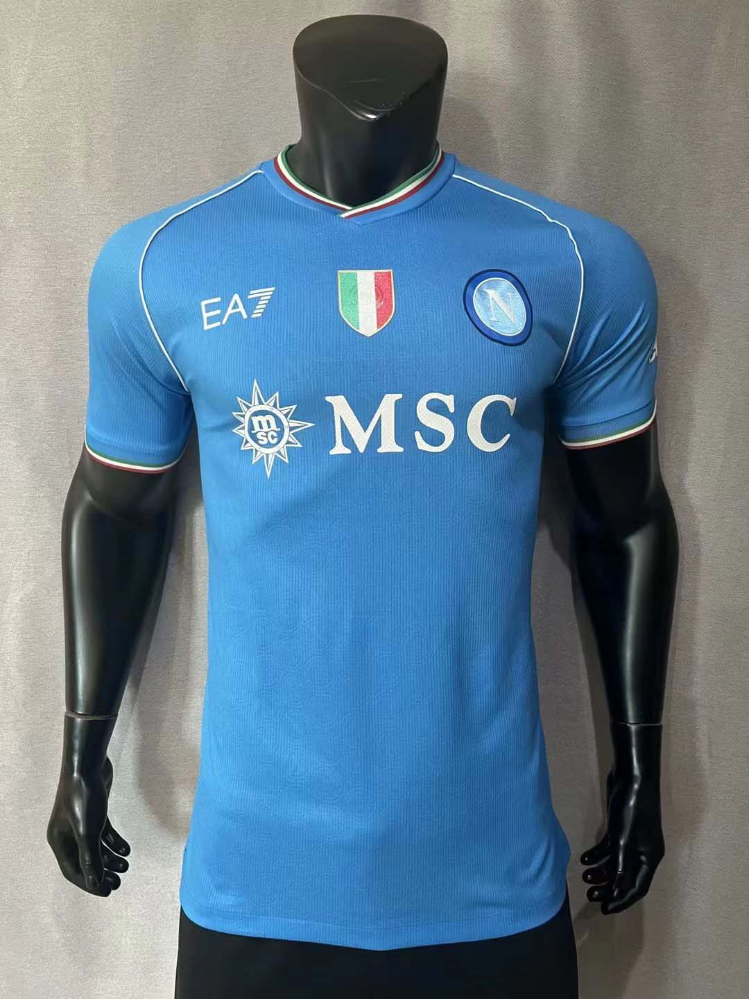 2023-2024 Player Version Napoli Home Football Shirt 1:1 Thai Quality