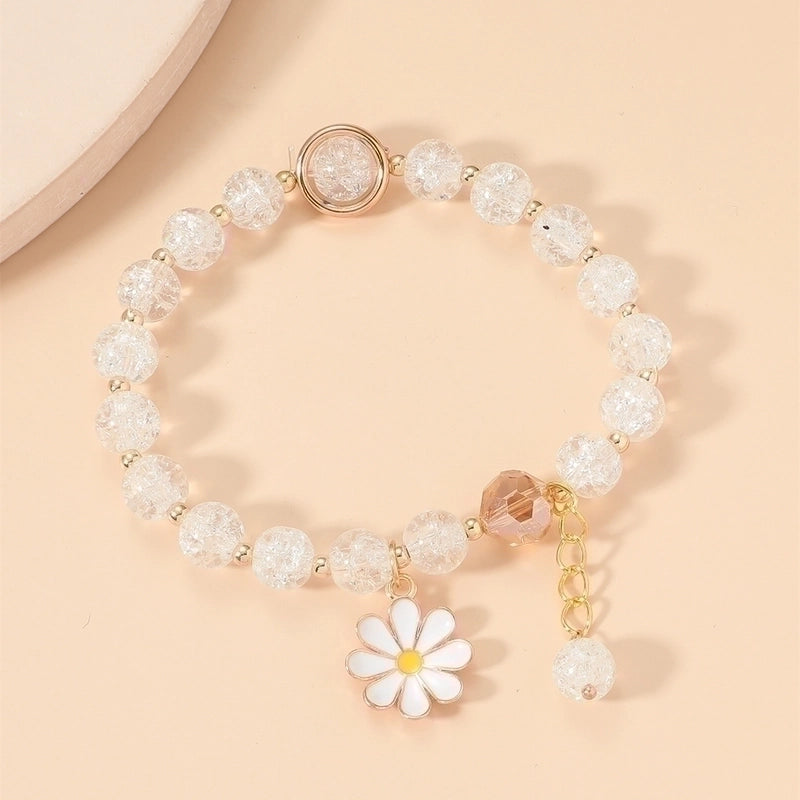 Women's Fashion Vintage Crystal Daisy Bracelet