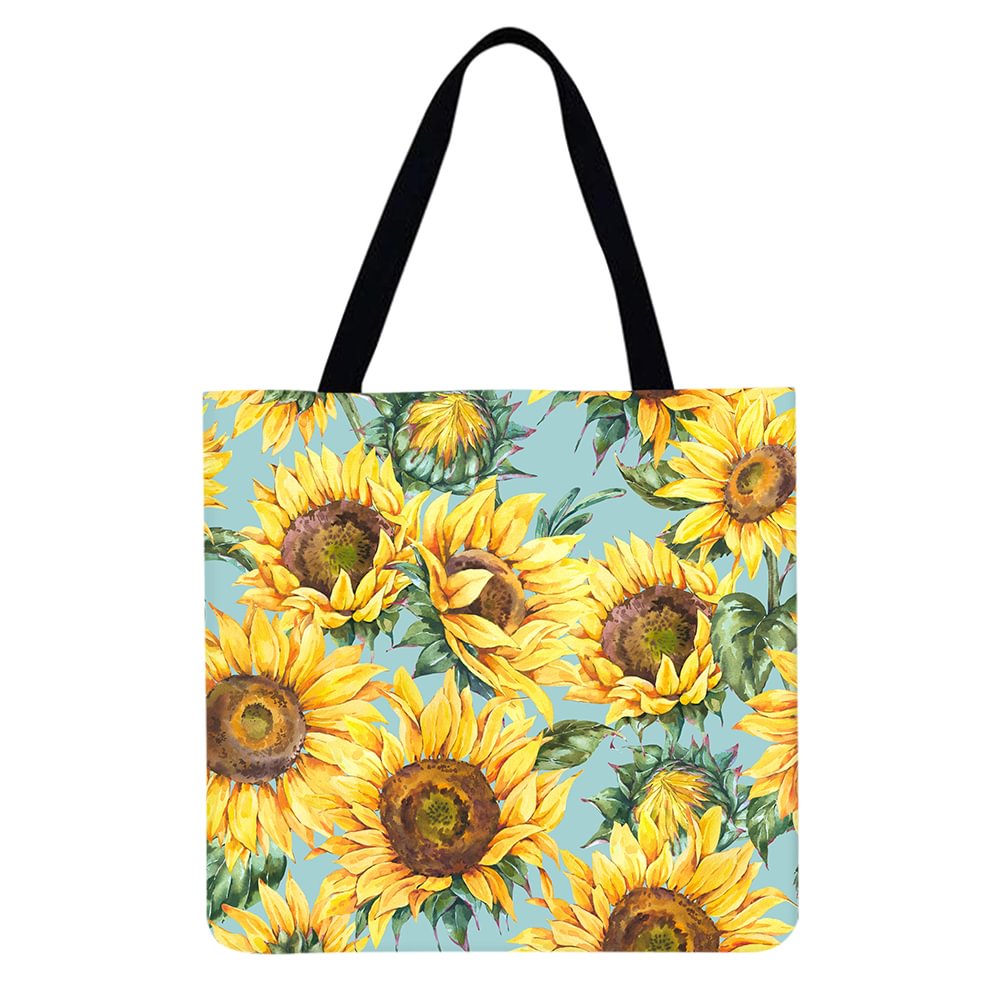 Linen Tote Bag - Sunflower