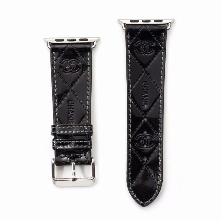 Glossy Leather Apple Watch Band--[GUCCLV]
