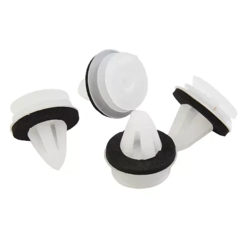 Dronehint Clip Fastener Retainer Parts Accessories 50Pcs White Plastic Buses Door (For: GMC) Parts