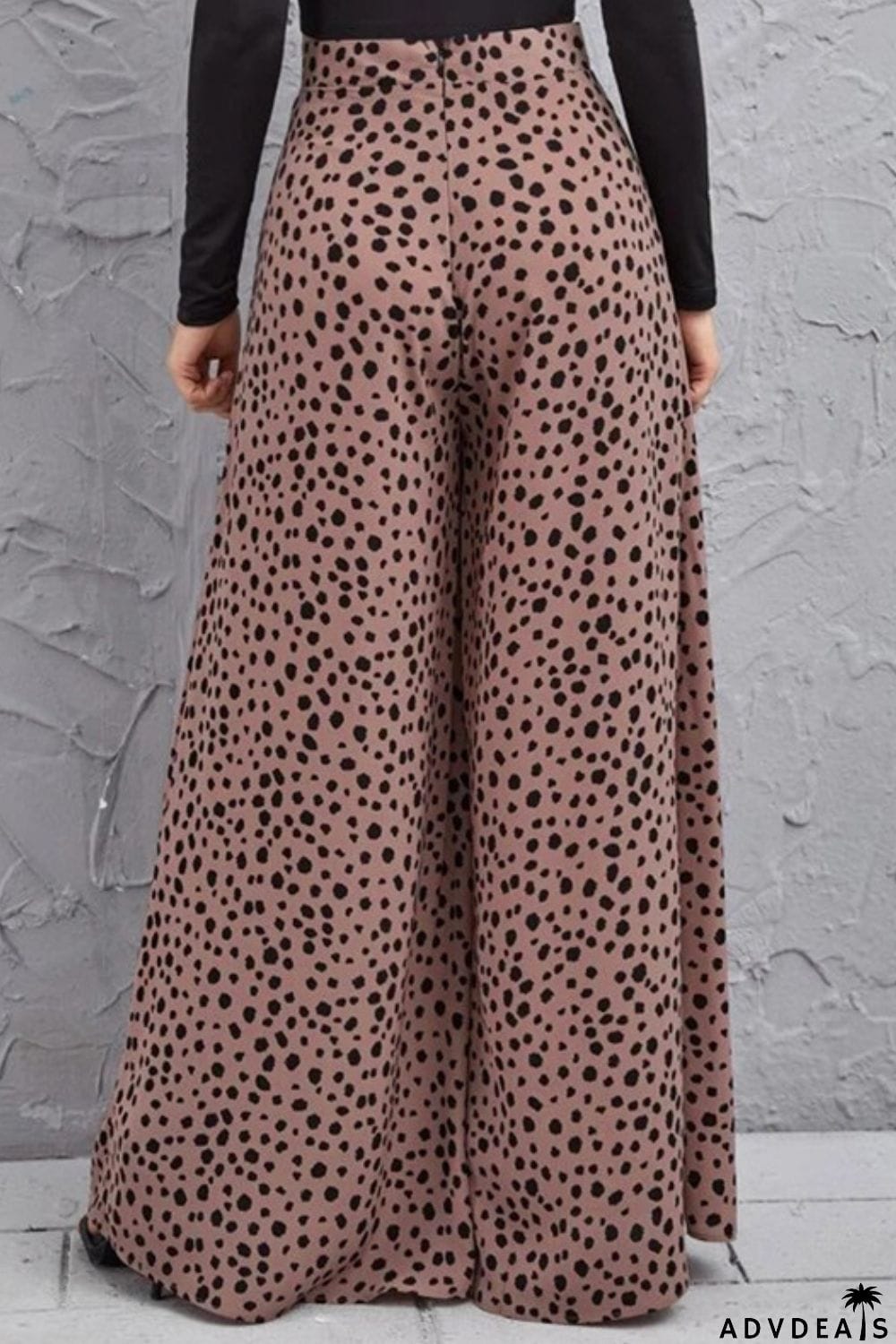 Animal Print High-Rise Culottes