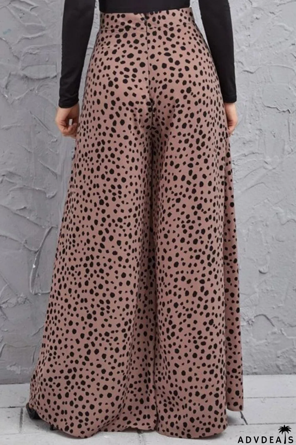 Animal Print High-Rise Culottes