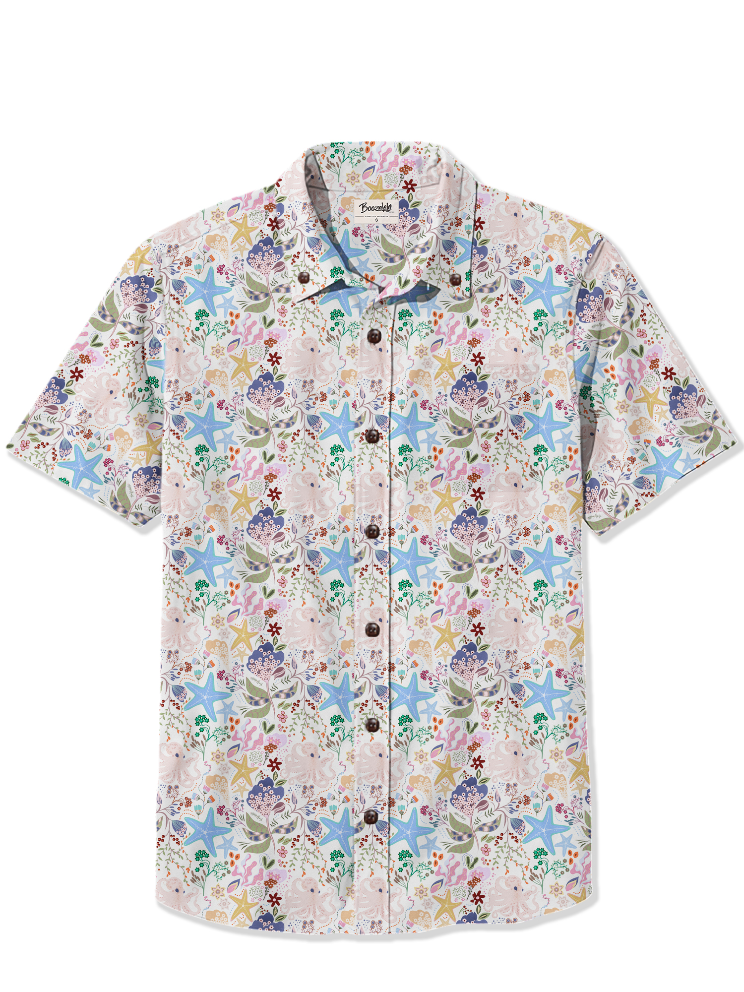 【Josie X Boozelele】Starfish Flower Plant- 100% Cotton Shirt