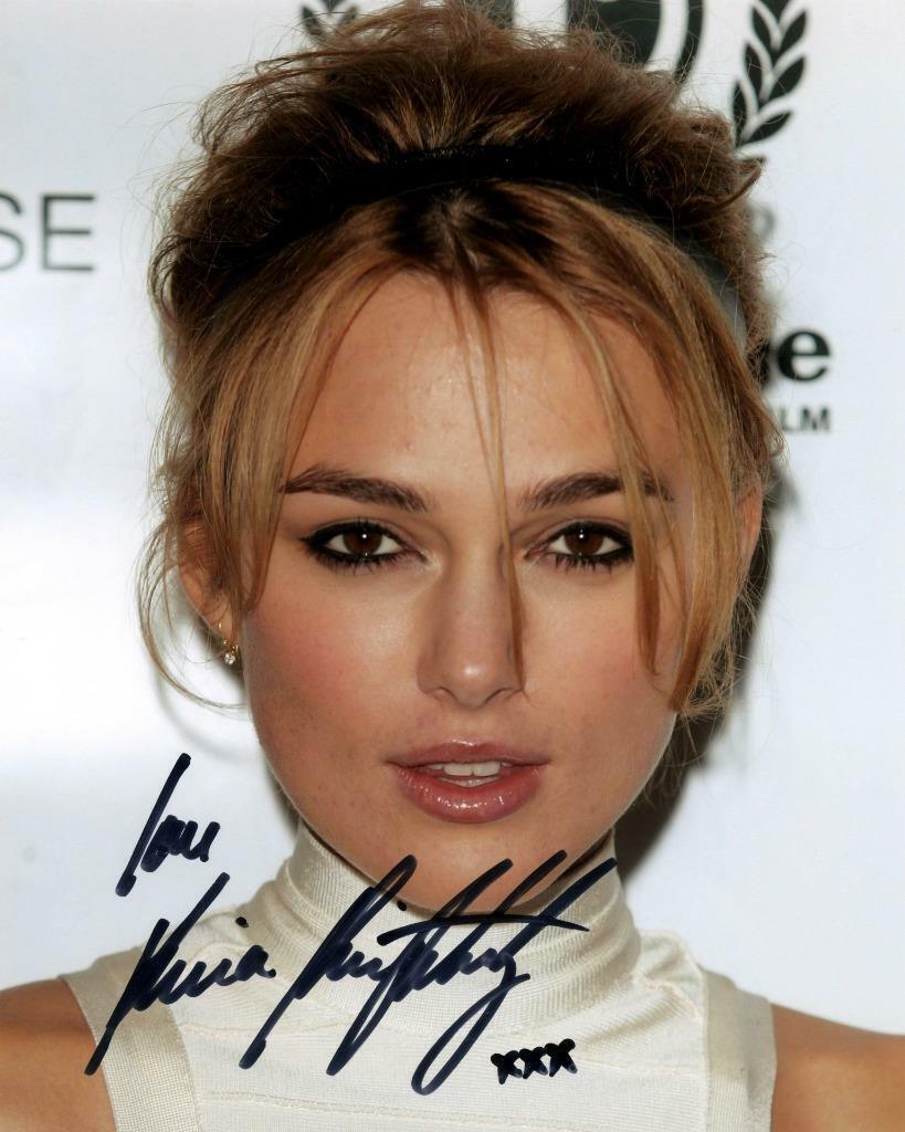 Keira Knightley SIGNED AUTOGRAPHED 10 X 8