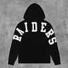 Raiders Print Long Sleeve Hoodies