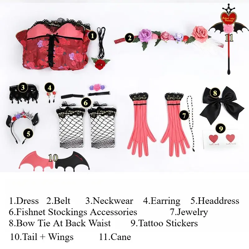 [Wetrose] Pre-Order Love Live Kotori Minami Little Devil Performance Outfit Cosplay Costume Halloween