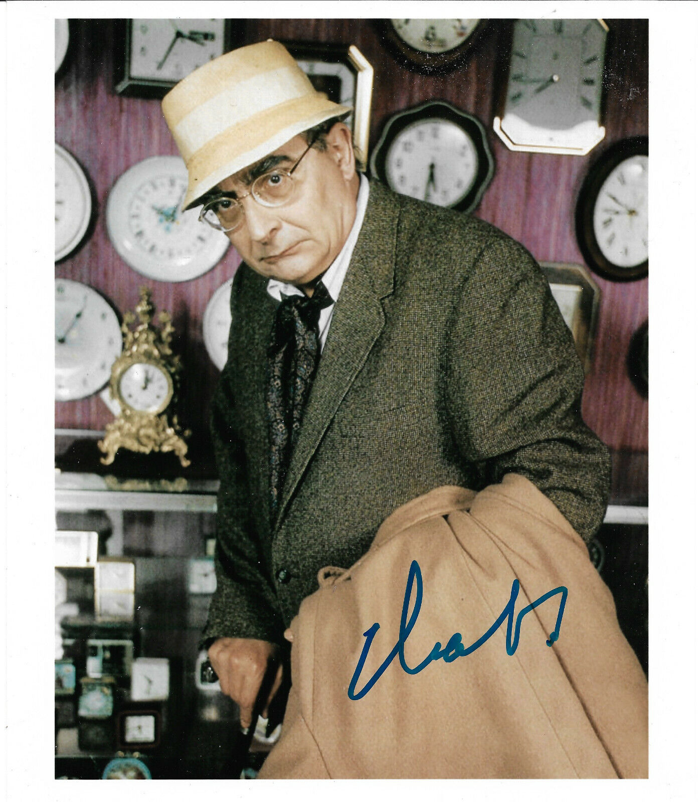 Claude Chabrol Director signed 8x9 inch Photo Poster painting autograph