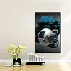 5D DIY Full Round Drill Diamond Painting Carolina Panthers Home Decor (sz3527)