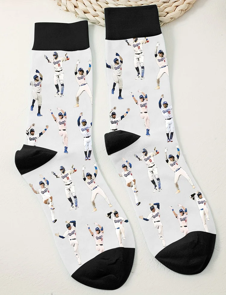 Dodgers Baseball Socks