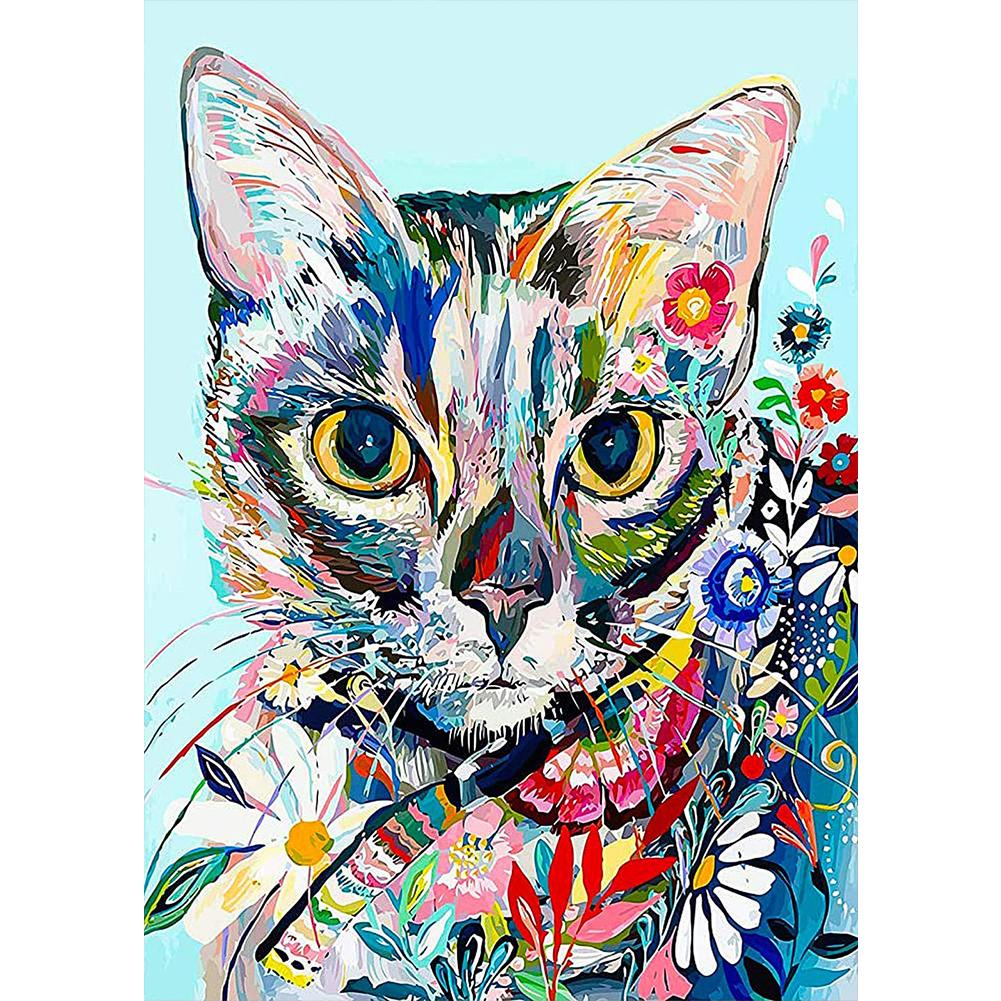 

Cat-Round Drill Diamond Painting-30*40CM, 501 Original