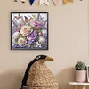 Peinture Diamant En Forme Spéciale De Rose Papillon-40*40CM
