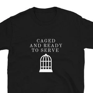 pornhint Pornhint Caged chastity shirt, cuck tshirt tee gift cuckolding sissy feminization bdsm bondage humiliation femdom mistress accessory sissification