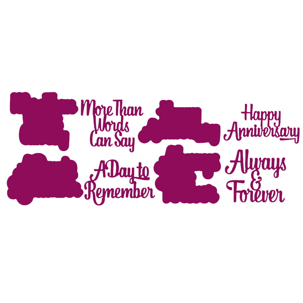 

Love Letters - Paper Craft Cutting Dies, 501 Original