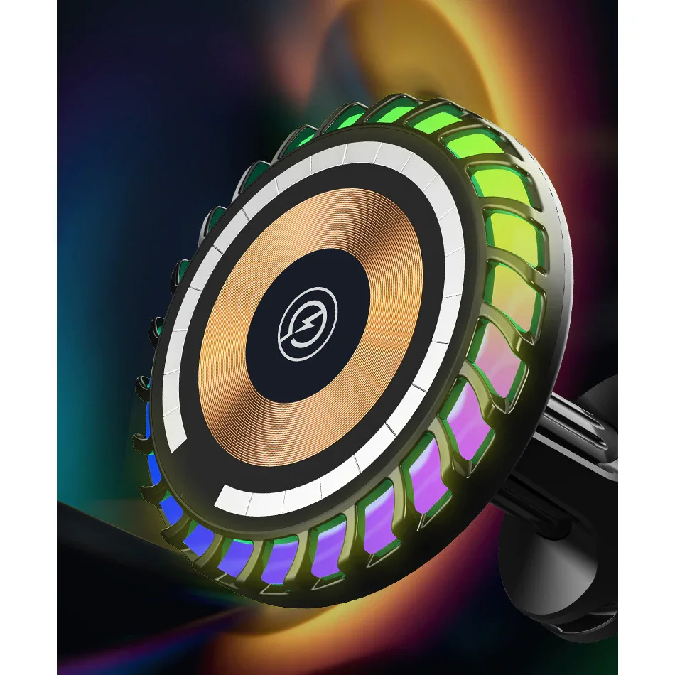 15W Multi-Function Atmosphere Light Magsafe Charger