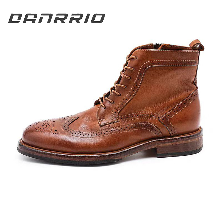 DANRRIO British Dermis Retro  Fallow  Fashion  Ventilate  Chelsea Boots DANRRIO.COM DANRRIO