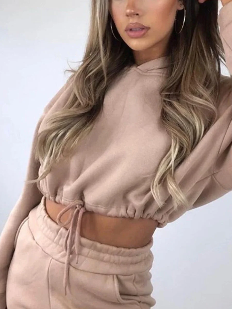 Long Sleeve Sports Casual Sweater Suit