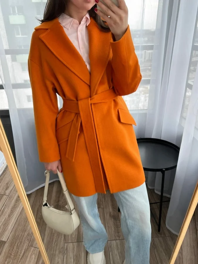 Women's Solid Color Long Sleeve Casual Outerwear