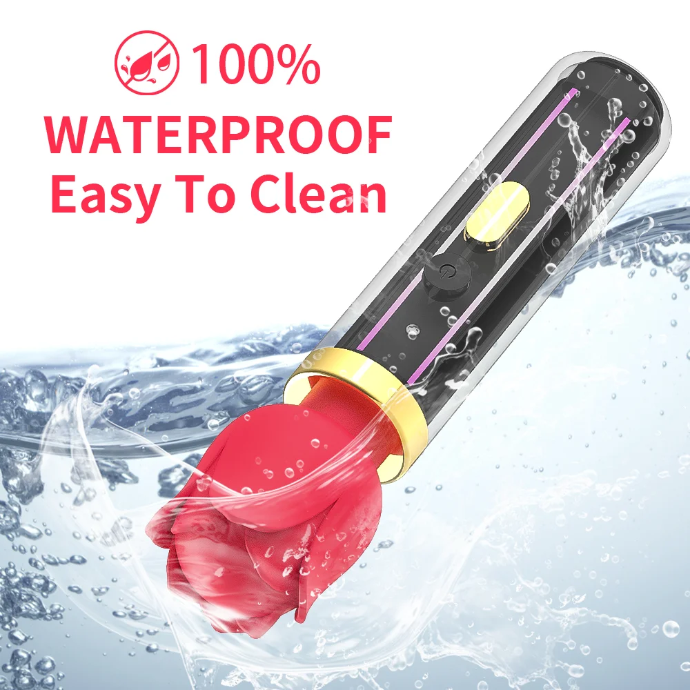 Virose – Elegant Rose Wand Vibrator With 10 Vibration Modes, Usb Rechargeable & Gift-ready Design