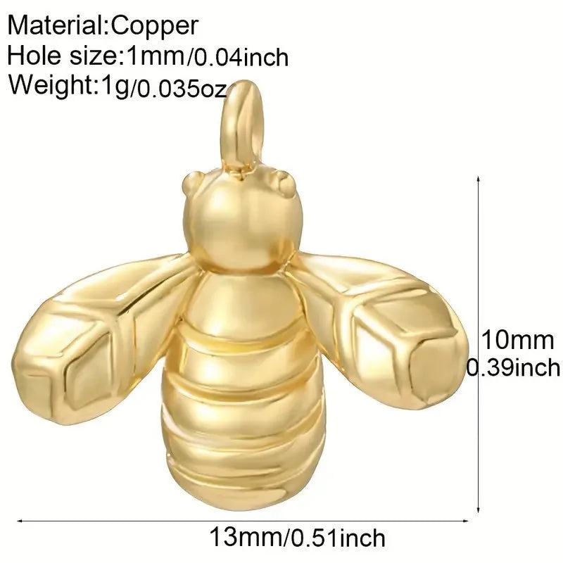 1 Piece 16 * 21mm Hole 3~3.9mm Copper Zircon 18K Gold Plated Angel Star Heart Shape Polished Pendant Jewelry Accessories