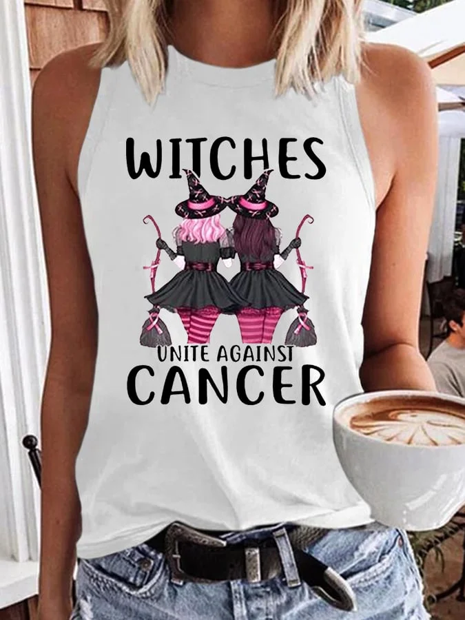 Women's Witches Unite Against Cancer Vest socialshop