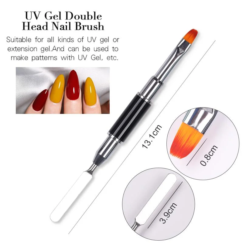 1Pc Nail Art Brushes For Manicure UV Gel Brush Pen Extensions Acrylic Nail Art Painting Drawing Carving Pen Phototherapy Brush-Nail Inspo