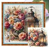 (Multi-Style) Flowers Heart-11CT Stamped Cross Stitch 40*40cm/15.75*15.75in