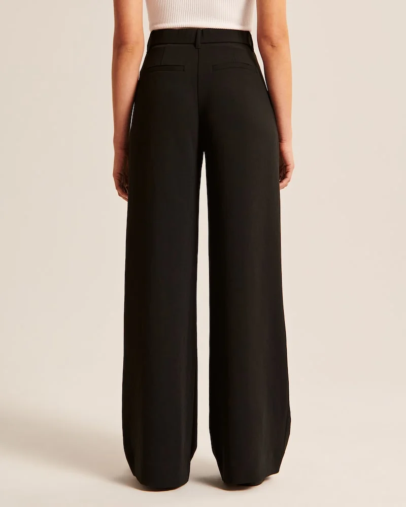Effortless Tailored Wide Leg Pants