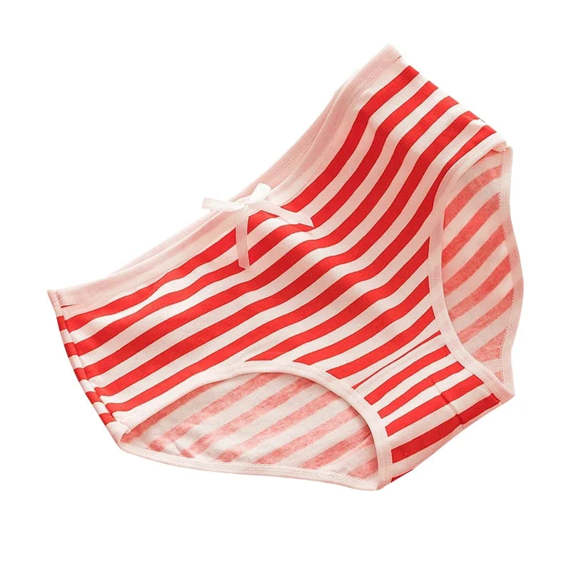Red Women's Underwear Panties Lace Seamless Underpants Girls Cotton Soft Comfort Briefs Mid Waist Lingerie Panties For Female