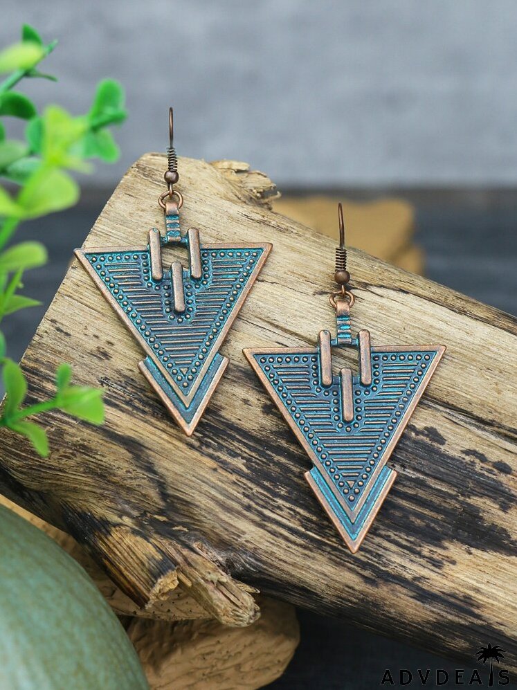 Geometric Drop Earrings