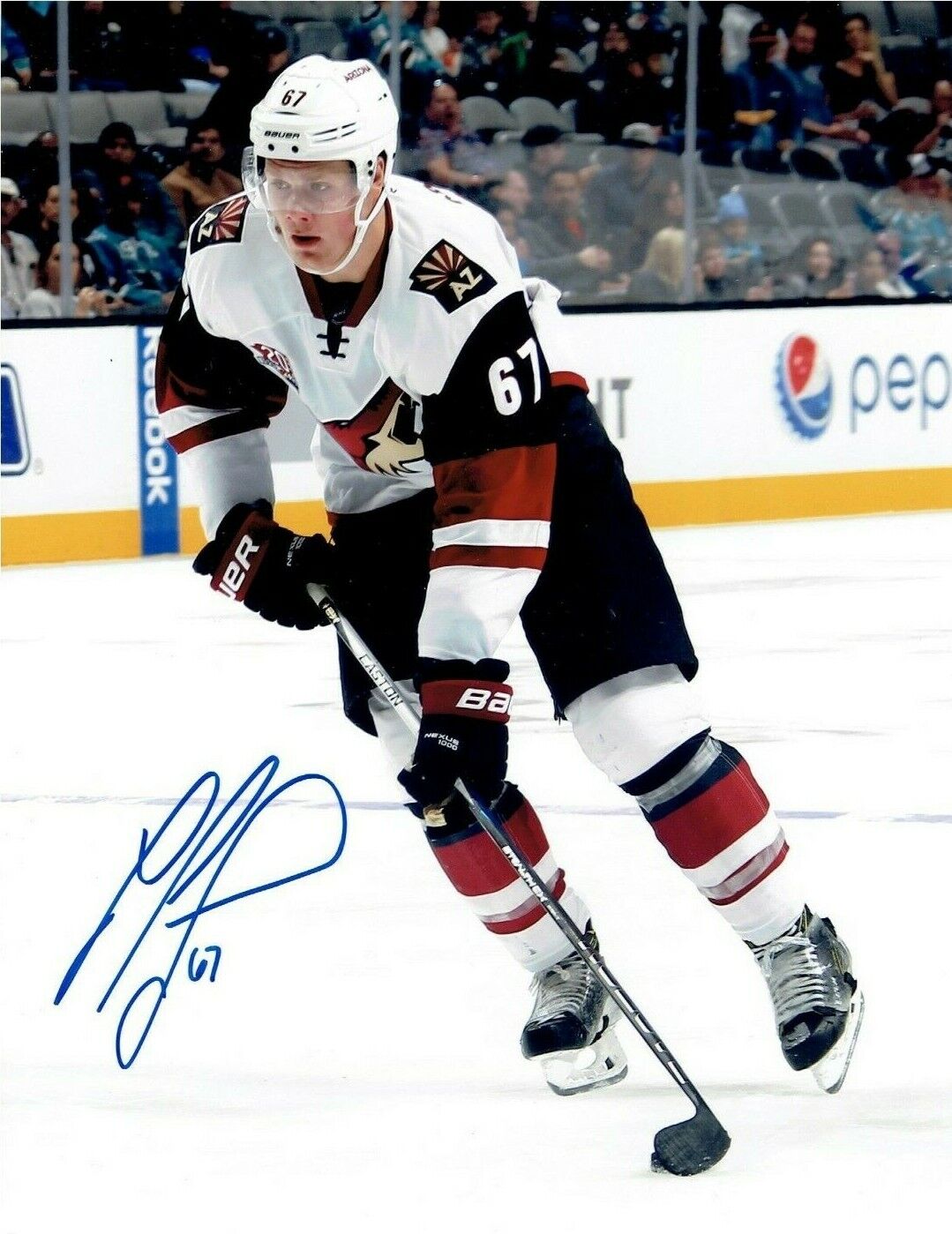 LAWSON CROUSE autographed SIGNED ARIZONA COYOTES 8X10 Photo Poster painting