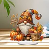 Diamond Painting Acrylic Single Sided November Gnome Ornaments Tabletop Home Office Decor