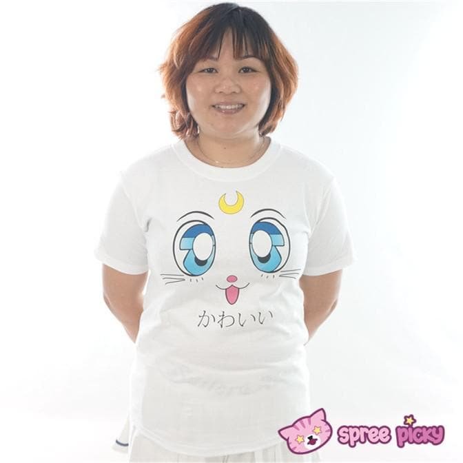 Sailor Moon Artemis Kawaii Kitten Short Sleeve T-shirt SP151726