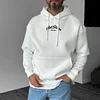 Men's Oversized Lettering Hoodie by Inlyline