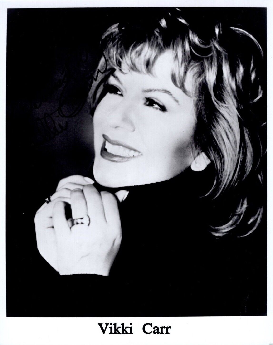 Vikki Carr Singer Hand Signed Autograph 8x10 Photo Poster painting