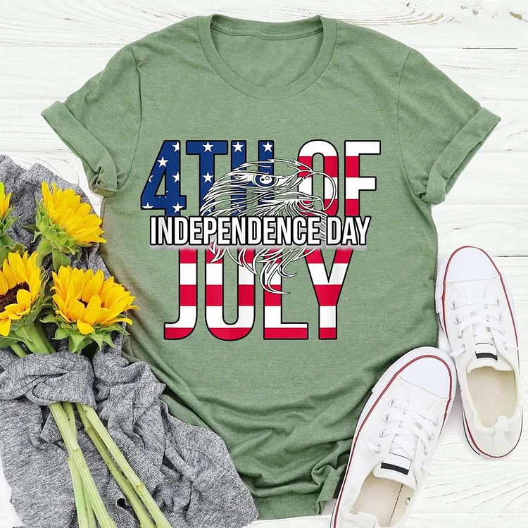 July 4th independence Day T-shirt Tee - 01892-Annaletters