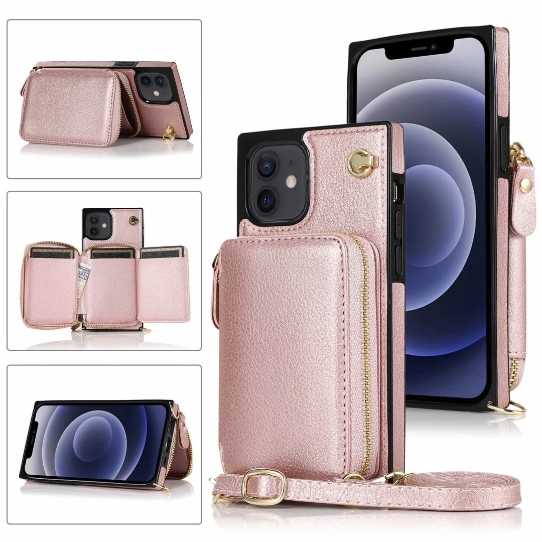 For iPhone 13/14 Zipper bag Phone Case