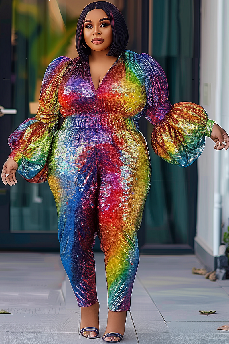 Neon jumpsuit plus size online