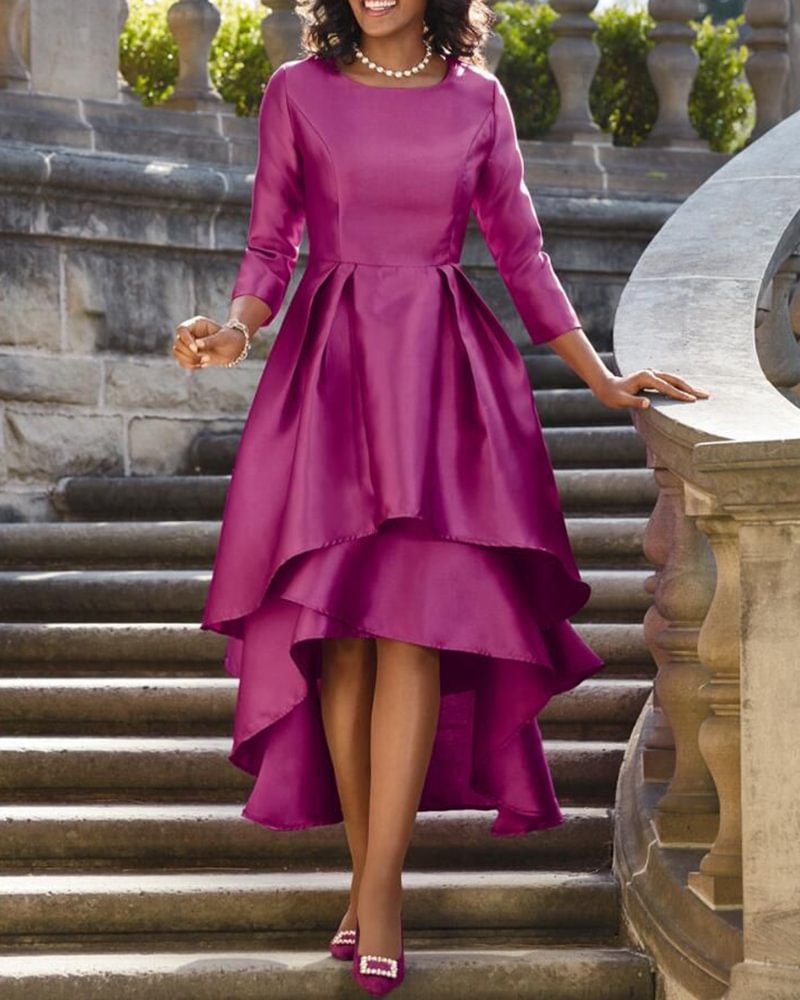 Ladies Casual Elegant Versatile Print Dress