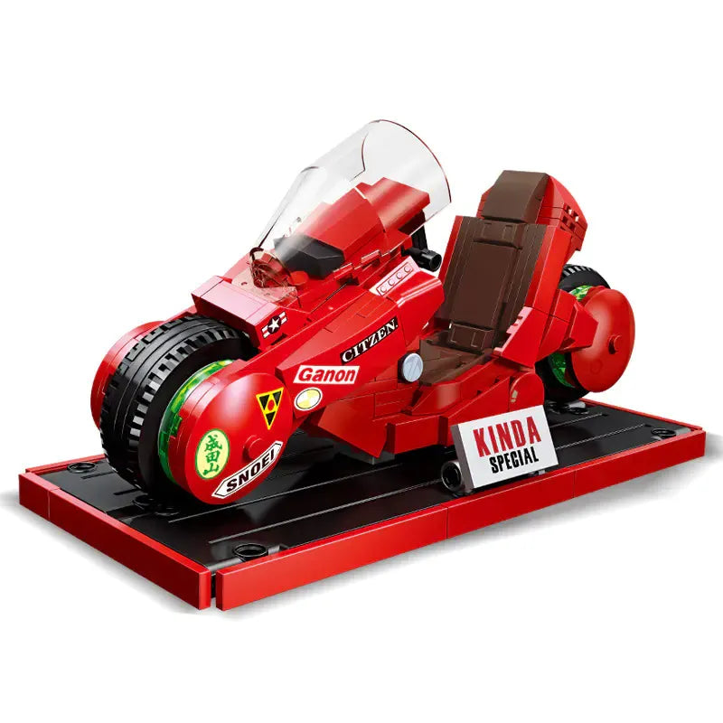 Tech MOC Kinda Special Motorcycle Bricks Toy