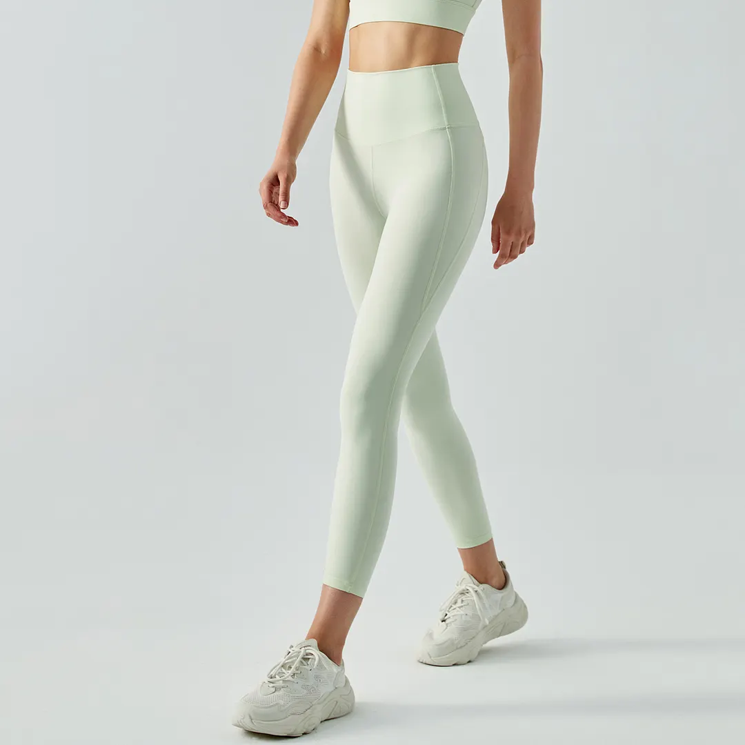 Buy Hergymclothing Moon Green bubble butt lifting nake shaped buttery soft sustainable yoga pants online