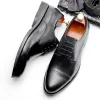 Mens Cap Toe Derby Dress Business Shoes